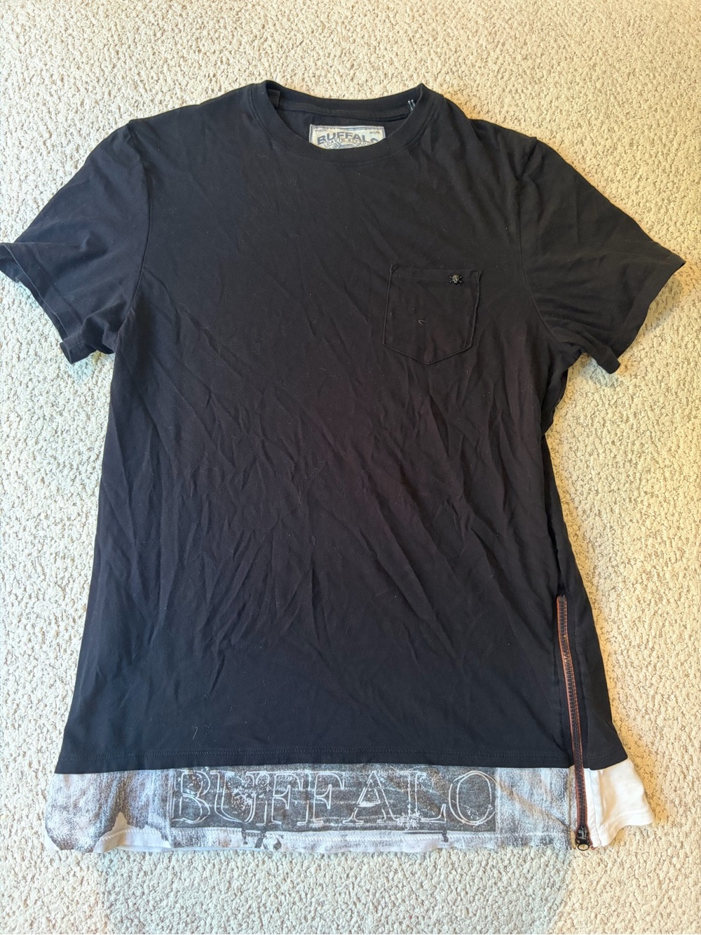 Buffalo David Bitton Black Short-Sleeve shirt